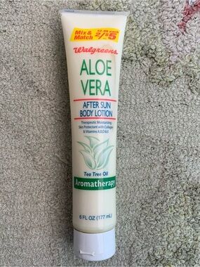 Walgreens Aloe Vera After Sun Body Lotion with Tea Tree Oil